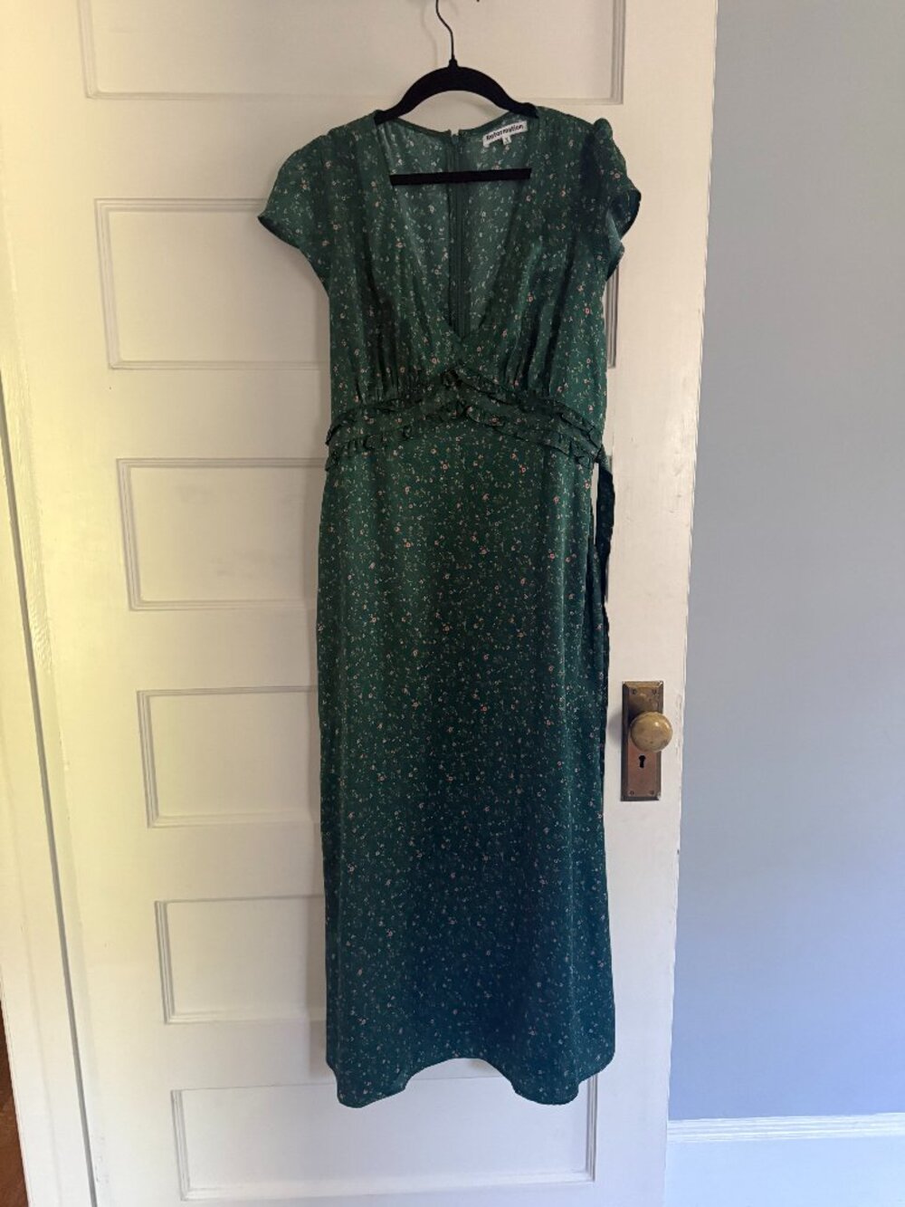 Reformation Kaye Silk Dress
